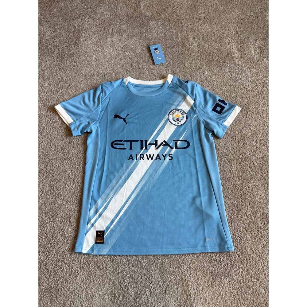 Manchester City Puma NWT Youth Soccer Jersey Size Large